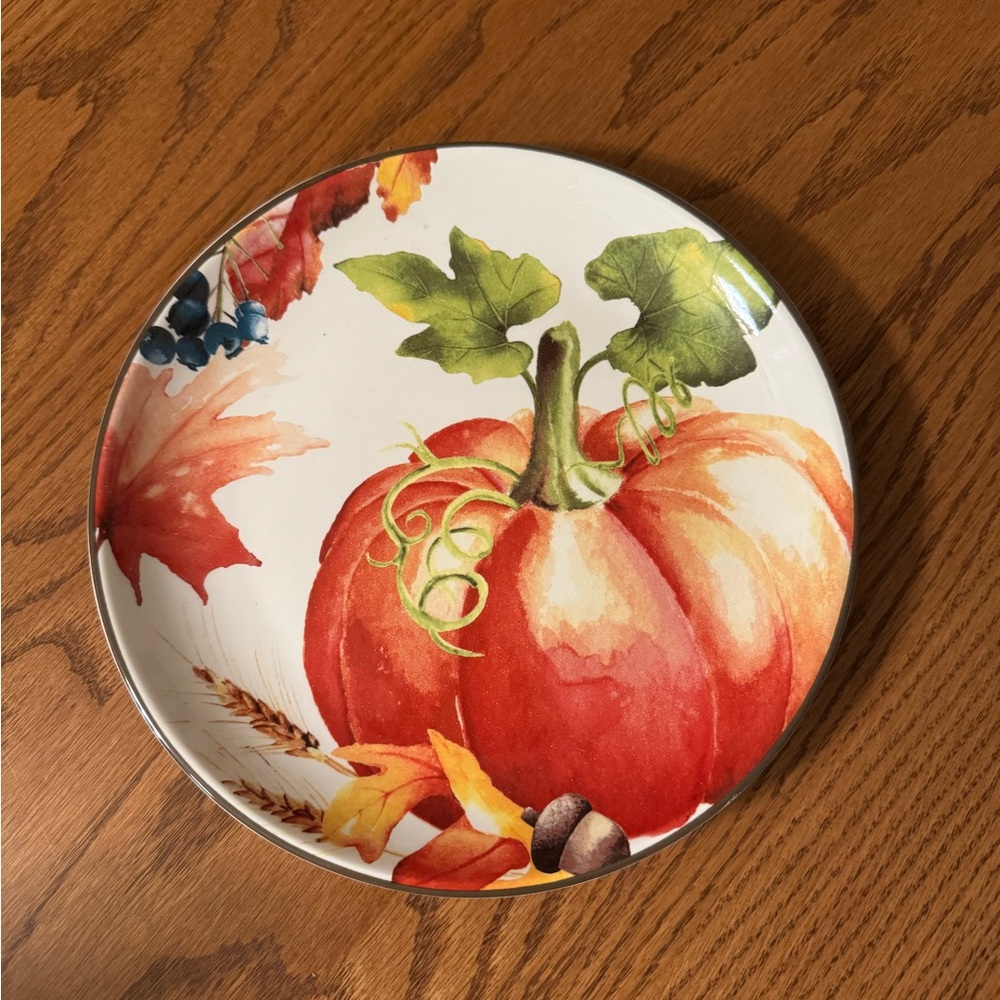 Better Homes And Gardens Pumpkin Salad Plate